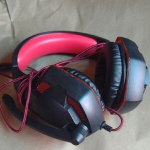 PBX ProBlack and Red Gaming Headset